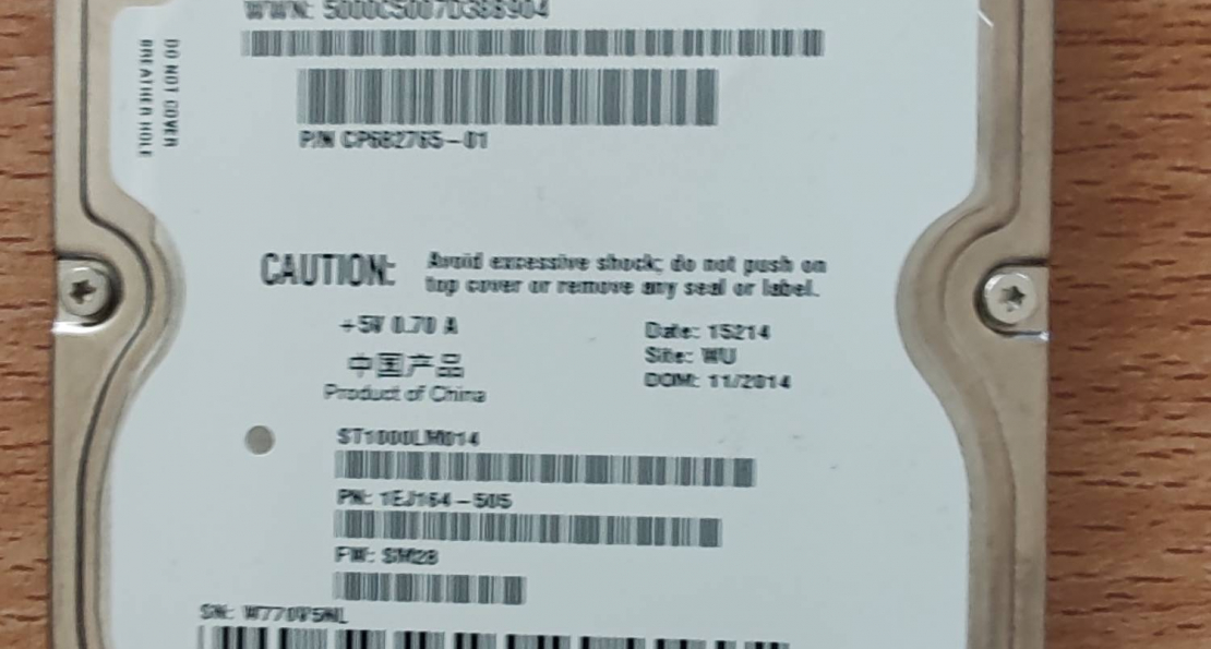 HDD 1000гб извлечь данные , Фотоотчёт по заказу №00000152
