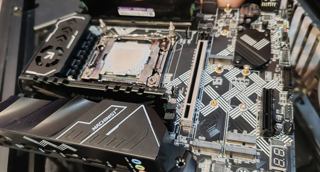 Machinist x99-v9s процессор 2667v4, rtx3060ti, Фотоотчёт по заказу №00000187